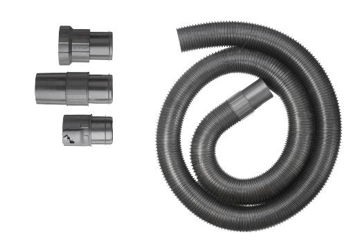 VACMASTER V2H7 7FT HOSE W/ ADAPTERS FOR USE WITH 2.5" WET/DRY VACUUM HOSES, Gray - Like New