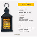 THE NIFTY NOOK Farm House Lanterns {3 Pc Set} 10" Decorative Lanterns NEW - Brand New