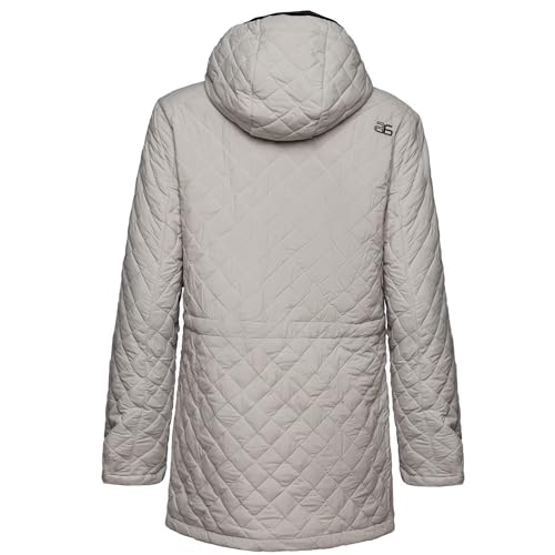 ARCTIX WOMENS LIGHTWEIGHT INSULATED WATER RESISTANT HOODED JACKET SIZE: L - GRAY - Brand New