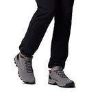 COLUMBIA SPORTSWEAR TRANVERSE HIKE LOW MEN'S SIZE 8, TITANIUM GRAY STEEL/MRED - Brand New