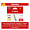 Canon CLI-281 XL Genuine Yellow Ink Tank , Compatible with TR8520, TS9120 - Brand New