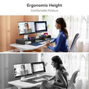 LORYERGO Dual Monitor Stand with 2 Slots for Phone and Tablet, - Scratch & Dent