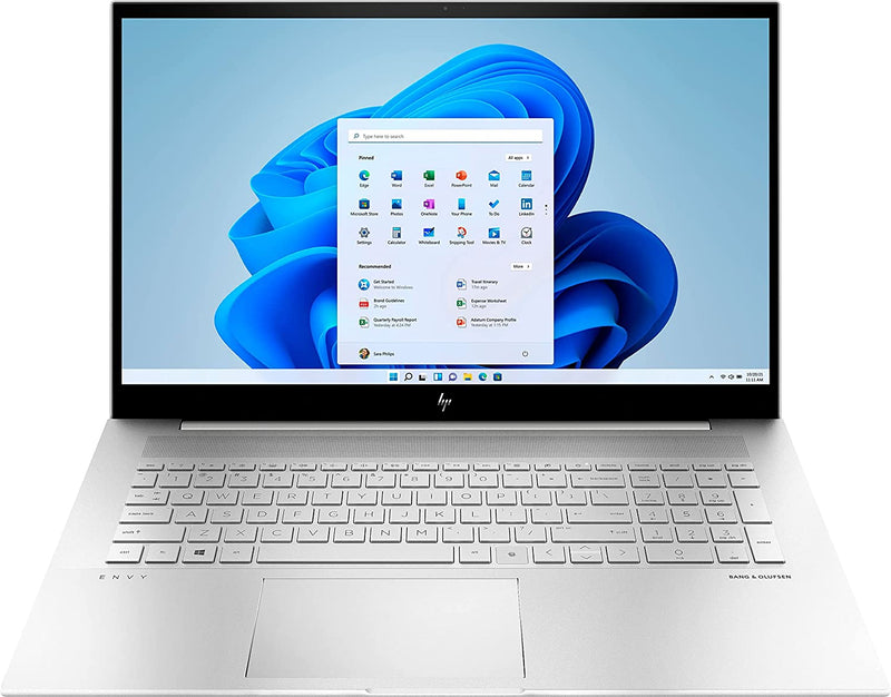 For Parts: HP ENVY 17.3" FHD I7-1255U 16GB 1TB MX550 17-CH2045CL - SILVER - NO POWER