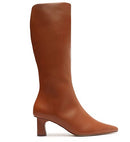 Arezzo Women's Leny Boot Mid Block - Brown - Size 7.5 - Like New