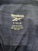 REEBOK WOMEN VITAL MARLED TANK TOP SIZE: WOMEN L - MARITIME BLUE HEATHER - Brand New