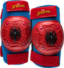 MARVEL SPIDER-MAN KIDS' BIKE PAD AND GLOVE SET - BLUE/RED - Like New