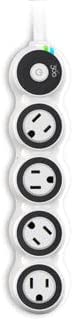 360 Electrical PowerCurve 4 ft. 4-Outlet Rotating Surge Protector Strip - White New