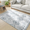 SONGMICS HOME AREA RUG, 5X7 FT RUG FOR BEDROOM, MACHINE WASHABLE - MIDNIGHT BLUE - Brand New