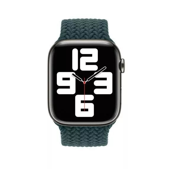 APPLE WATCH BRAIDED SOLO LOOP 45MM - RAINFOREST - SIZE 12 - RAINFOREST - Like New