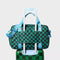 CAT & JACK KIDS' WEEKENDER DUFFEL BAG GREEN CHECKERED - GREEN CHECKERED - Brand New
