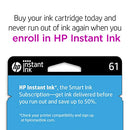 HP 61 BLACK INK CARTRIDGE PRINTERS WORKS WITH DESKJET 1000, 1510, 2050, 2510 - Brand New