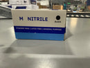 GENERIC NITRILE EXAMINATION GLOVES POWDER FREE 100 COUNT - SIZE: MEDIUM. - BLACK - Brand New