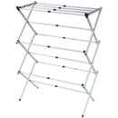 HOME BASICS 3 TIER EXPANDABLE CLOTHES DRYER - SILVER - Brand New