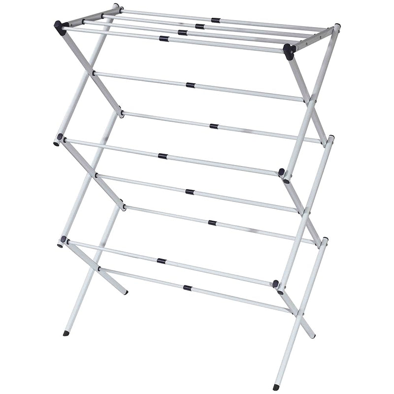 HOME BASICS 3 TIER EXPANDABLE CLOTHES DRYER - SILVER - Brand New