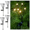 WMQBD SOLAR OUTDOOR LIGHTS LED SOLAR POWERED FIREFLY LIGHTS WITH 6 LED BULBS - Like New