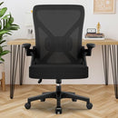 Paeceioni Airchros Office Chair, Ergonomic Fold-Up Armrests, - BLACK - Like New
