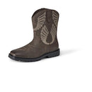AMAZON ESSENTIALS MEN'S SQUARE TOE WESTERN COWBOY BOOTS BROWN SIZE 12 - Brand New