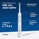 Oral-B Genius X Limited, Electric Toothbrush with AI, D706.513.6X - WHITE New