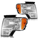 WEELMOTO Halogen Headlights for 2009 2010 2011 2012 2013 2014 Ford F-150 - Brand New