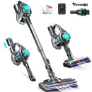 QIKCLN CORDLESS VACUUM CLEANER POWERFUL VACUUM 1.3L STICK HAIR - GREEN - Like New