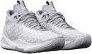 UNDER ARMOUR UNISEX HOVR HAVOC 5 CLONE TEAM 3024979-102 WHITE/BLACK 9.5 - Like New