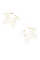 REBECCA MINKOFF SUPER NOVA TRIPLE HOOPS - GOLD - Brand New