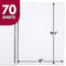 MEAD SPIRAL NOTEBOOK, 1 SUBJECT, WIDE RULED PAPER, 70 SHEETS, 05510AB5 - RED - Brand New