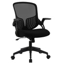 SMUG ERGONOMIC DESK CHAIR MESH OFFICE CHAIR MID BACK SWIVEL TASK CHAIR BLACK - Like New