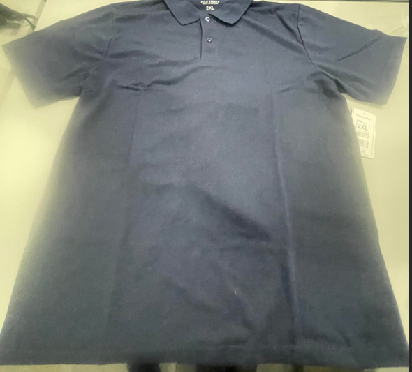 POLO AVENUE POLO SHIRT - SIZE: MEN 2XL - NAVY - Brand New