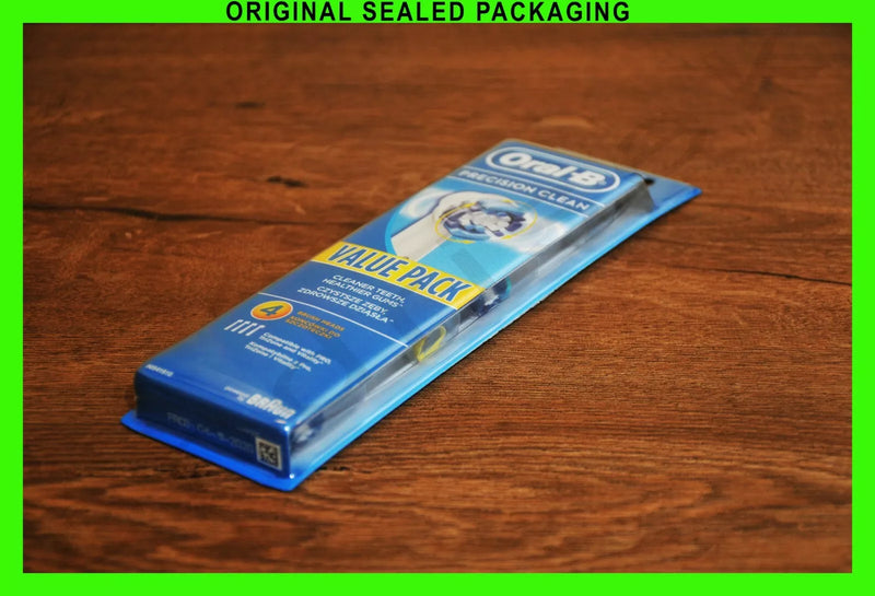 ORAL-B EB20-4 PRECISION CLEAN ELECTRIC TOOTHBRUSH 4 REPLACEABLE BRUSH HEADS - Like New