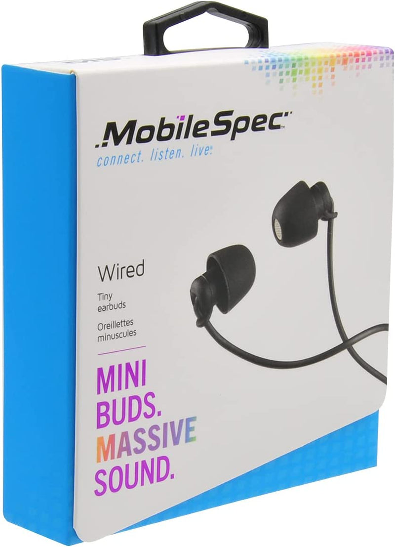 Mobilespec 2021 Silicone Tiny Earbud MBS10301 - Black New