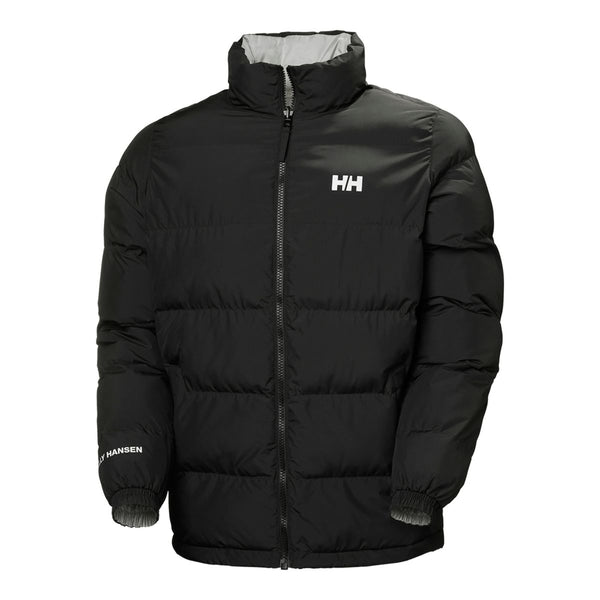 HELLY HANSEN YU 23 REVERSIBLE PUFFER MENS LEISURE JACKET - SIZE: MEN L - BLACK - Brand New