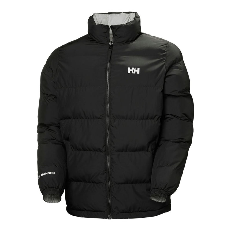 HELLY HANSEN YU 23 REVERSIBLE PUFFER MENS LEISURE JACKET - SIZE: MEN L - BLACK - Brand New