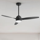 HUNTER FAN 52 INCH CEILING FAN WITH LIGHT AND REMOTE - MATTE BLACK - Like New