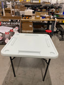 BENECASA BLOW MOLD DOMINO GAME TABLE - MINT - Scratch & Dent