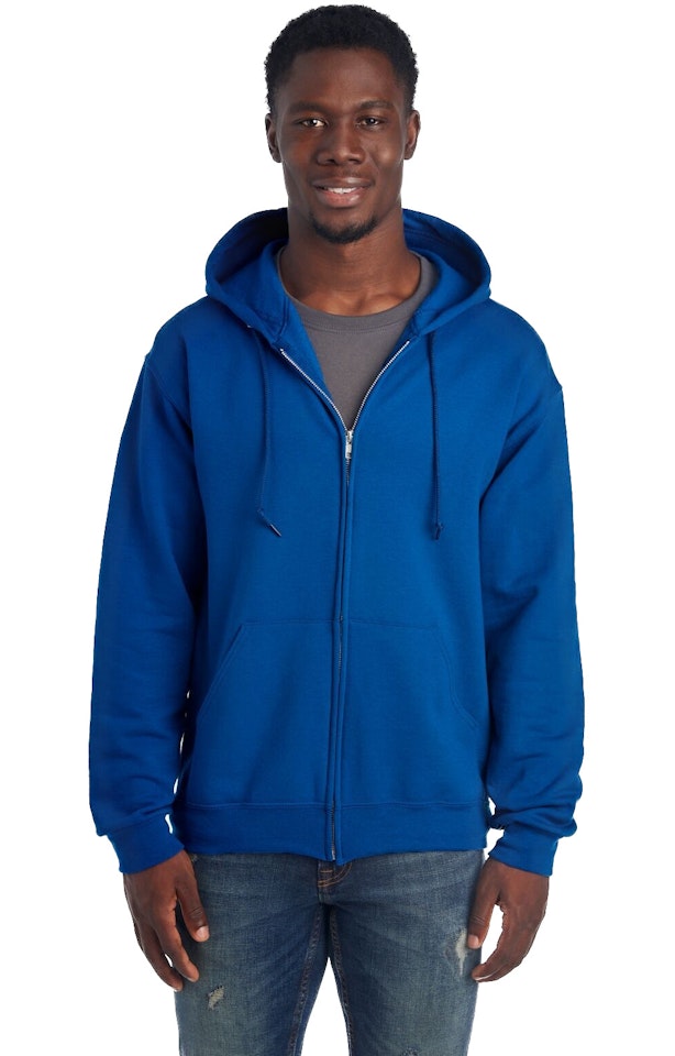GENERIC NORTH POLE AND MORE UNISEX FLEECE FULL-ZIP HOODIE - SIZE 2XL - ROYAL - Brand New