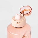 TRITAN 64OZ TRITAN BEVERAGE PLASTIC WATER BOTTLE BLUSH - BLUSH TRANSPARENT PINK - Brand New
