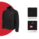 Radians Men's Standard Heated Apparel-Jackets, Black XL - Like New