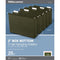 Office Depot Brand Tab-View Extra-Capacity Boxes Folders, 406074OD - Green - Like New