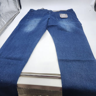 BLU ROCK MEN'S 4-WAY STRETCH SLIM FIT STRAIGHT DARK WASH - SIZE 36X31 - INDIGO - Brand New