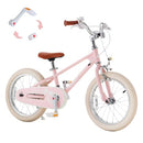 RoyalBaby EZ Kids Bike,16 Inch Convertible Balance to Pedal Bike,4-7 Years,Pink - Like New