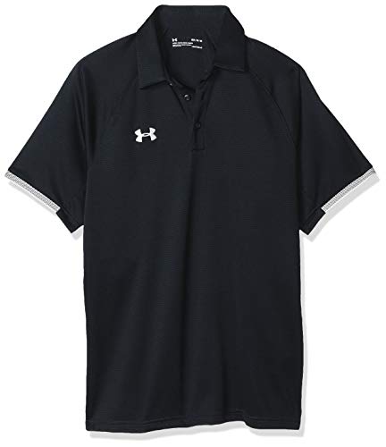 1306583 Under Armour Men's Rival Polo Black/White XL - Brand New