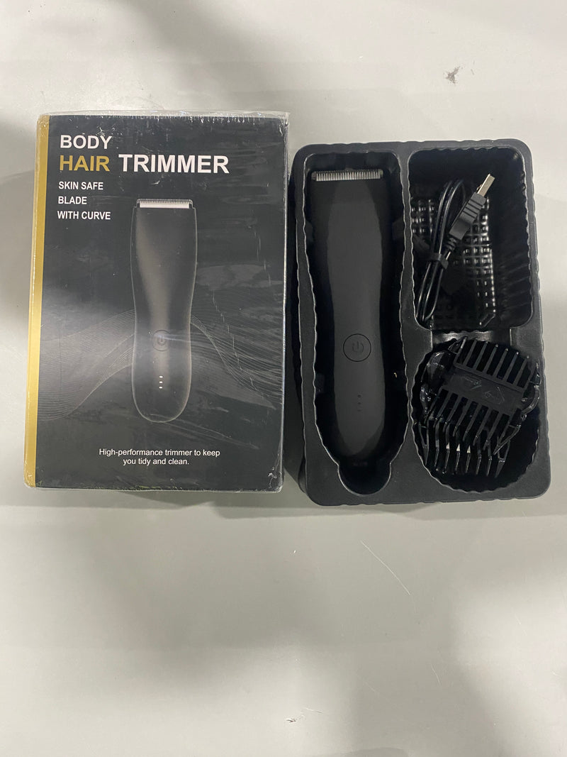 GENERIC BODY HAIR TRIMMER - BLACK - Like New