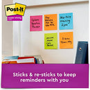POST IT POP UP 3 X 3 NOTE REFILL ENERGY BOOST 90 SHEETS ORANGE PINK YELLOW - Like New