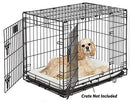 MidWest Homes for Pets QuietTime Dog Bed - White Fleece Bolster, 30" x 21" - Brand New