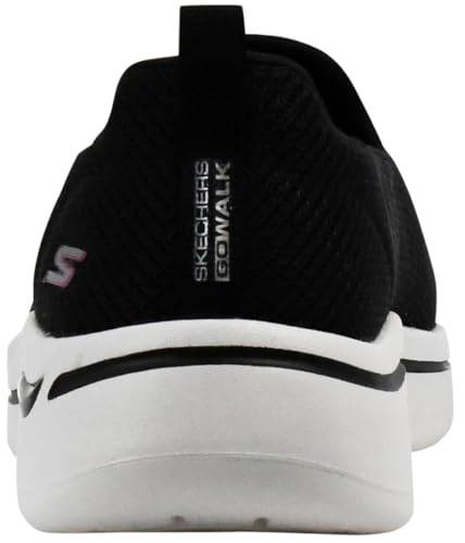 SKECHERS WOMEN'S GO WALK ARCH FIT GRATEFUL - SIZE 10.5 BLACK/HOT PINK - Brand New
