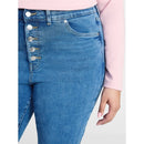 TERRA & SKY WOMEN'S PLUS SIZE CORE FLARE JEANS, SIZES 20W - DARK WASH JEANS - Brand New