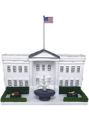 TOP TREASURES NEW TOP TREASURES CHRISTMAS VILLAGE - WHITE HOUSE PRE LIT - WHITE - Like New