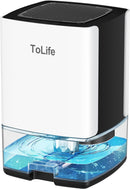ToLife Dehumidifiers for Home 30 OZ Water Tank with Auto-Off TZ-C1 - WHITE Like New
