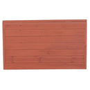 LEISURE SEASON WALL MOUNTED DROP LEAF TABLE BROWN -CEDAR WOOD - Like New
